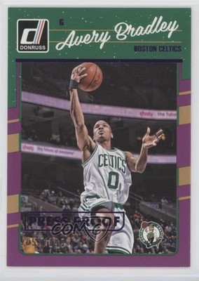 2016-17 Panini Donruss Press Proof Purple /199 Avery Bradley #21 s1i