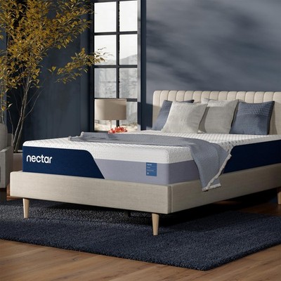 NECTAR CLASSIC 12  KING MATTRESS - MEDIUM FIRM - FOAM - WHITE/GRAY