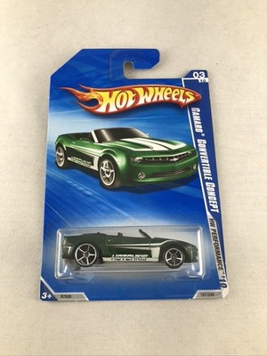 Hot Wheels 2010 HW Performance Camaro Convertible Concept 101/240 green