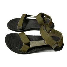 Teva Sandals Men's Original Universal Olive Green Size 10 Adjustable Straps
