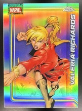 VALERIA RICHARDS 2026 TOPPS CHROME MARVEL COMICS #186 REFRACTOR