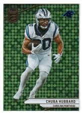 2024 Panini Donruss Elite #73 CHUBA HUBBARD 'GREEN DISCO' CARD! PANTHERS