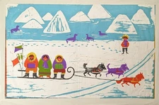 Marlene Reidel, Kasimir's world tour: Inuit, woodcut, autographed