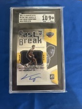 2021 Donruss Optic FB-TMY Trey Murphy III Fast Break Signatures Gold Prizm /10