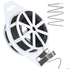 22 Gauge Floral Wire, 328 Feet Soft Christmas Wreath Wire with Built-in Cutte...