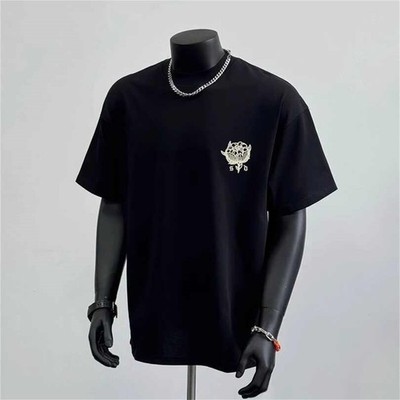 Unisex Loose Casual Top Oversized Relaxed Fit Short Sleeve Graphic T-Shirt