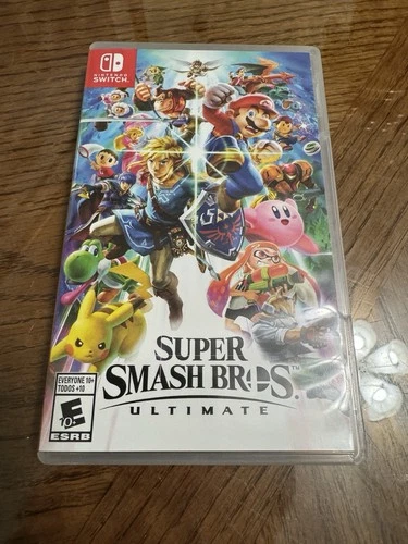Super Smash Bros Ultimate Nintendo Switch Box Original Case ONLY - No Game