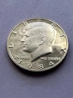 1984 S Kennedy Half Dollar (1) Clad  Proof Coin  Light Circulated NIFC  N 487