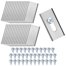 36-Pack Robotic Lawnmower Replacement Blades, 35x18x0.6mm [Silver Tone]