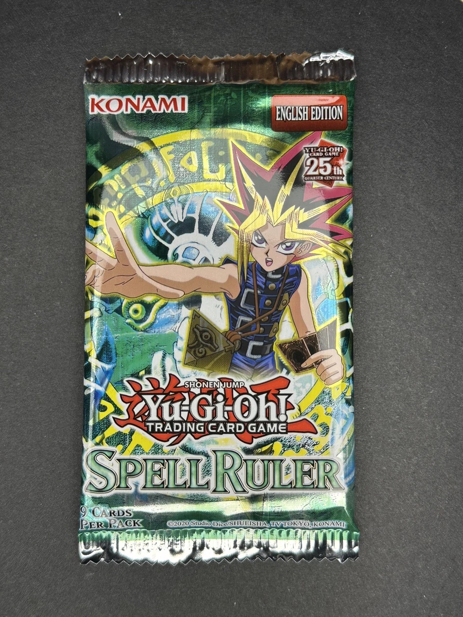 Yu-Gi-Oh! TCG Spell Ruler Sealed Collectible Card Game Packs for