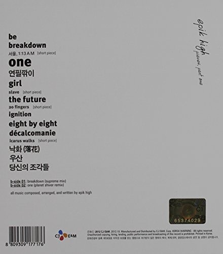 Pieces: Part One (Vol.5) by EPIK HIGH [Audio CD]