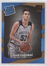 2017-18 Panini Donruss Rated Rookies Rade Zagorac #155 9mb