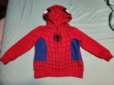 Boys Marvel Spider-Man Full Zip Jacket Size 4t