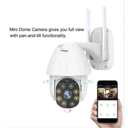 Telecamera IP Wi-Fi Ethernet PAN-TILT Full HD 1080p doppia visione notturna - Imagen 2 de 8