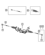 Genuine Mopar Steering Gear Boot Kit 68399093ab