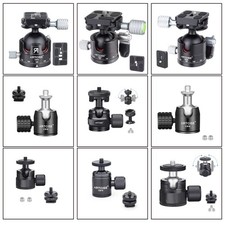 Low-Profile Ball Head Panoramic Camera Tripod Head Rotating Mini Tripod Head