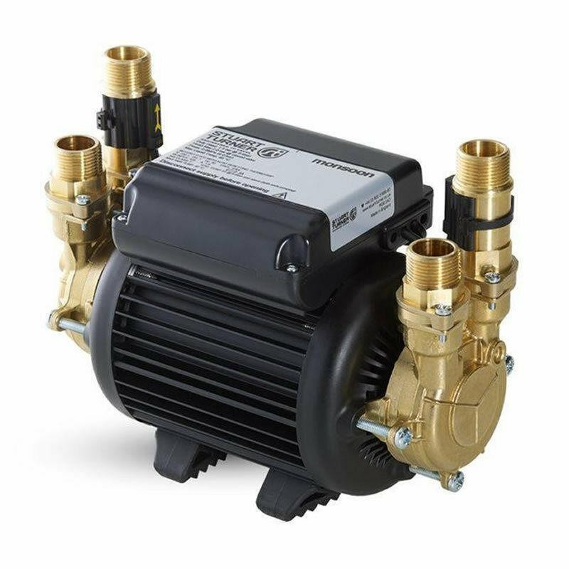 Stuart Turner Monsoon Standard 1.5 bar Positive Head Twin Shower Pump 46506 NEW