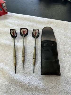 Harrows 80% Tungsten Nickel Three 23g Steel Tip Darts With Case