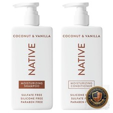 Coconut  Vanilla Shampoo and Conditioner Set for All Hair Types
