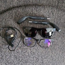 F6 Bluetooth Smart Glasses JOORTI Open Ear Audio Sunglasses Blue Light 2 Frames