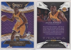 2014-15 Panini Select Courtside Blue & Silver Prizm Julius Randle #296 Rookie RC