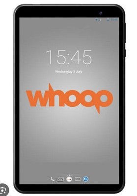 Whoop TAB-8US2 Android Tablet 8  NEVER USED, INCLUDES PROTECTIVE CASE BUNDLE