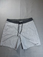 Patagonia HydroPeak Board Shorts Mens Unlined Gray Size 38 Geometric 86697