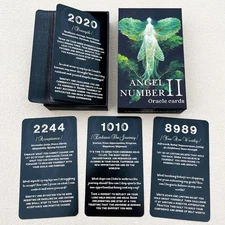 Angel Numbers Oracle Deck, Oracle Cards for Beginners, Angel Number Affirmation