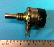 RARE VINTAGE NOS LESA TOP QUALITY VINTAGE MONO POTMETER WITH SWITCH 33K OHM