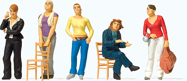 Preiser O 1 43 (lionel Scale) 65359 Young Ladies Five Figures & Chairs for sale online | eBay