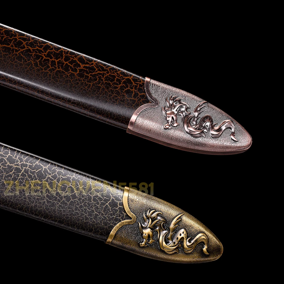 43"High carbon steel Medieval sword battle ready Warrior Full Tang Long Sword - Image 4 of 4