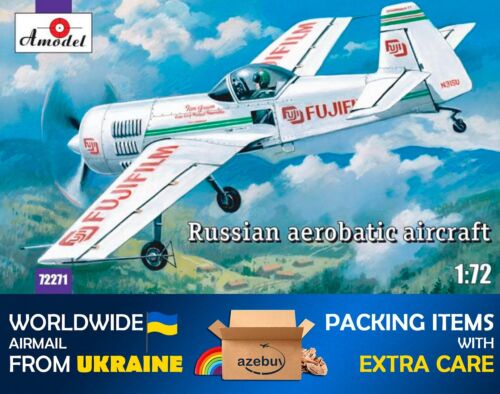 Sukhoi Su-31 Aerobatic Aircraft 1/72 Scale Plastic Model Kit Amodel 72271 - Picture 1 of 12