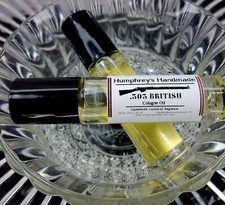 Men's .303 BRITISH Cologne Oil, Scotch Whisky Vanilla Bourbon Roll On Jojoba Oil
