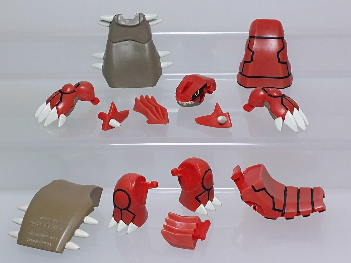 置物 *tomo* Groudon Pokemon Zukan 1/50 Scale Figure Tomy 2003 Gashapon Toy