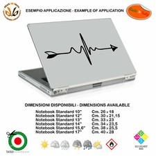 arrow cardio sticker notebook sticker cardiogram arrow pvc black white