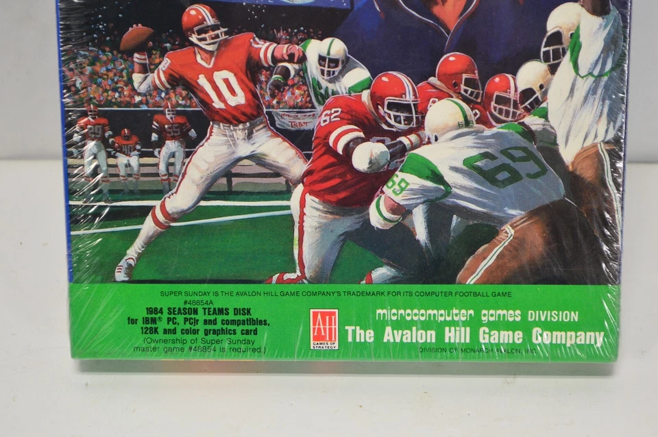 NEW Super Sunday 1984 Teams Disk IBM 3.5" PC Computer Game Avalon Hill - Image 3 of 4