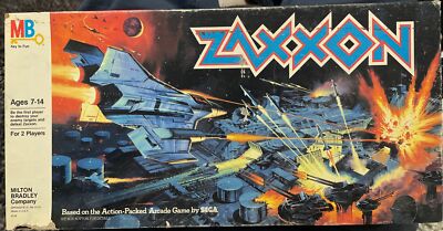 Zaxxon Board Game by Sega (1982) Milton Bradley 4316 (SEE PICS