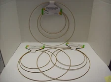 3 sets of 3 Floral Garden Packages Ring/Hoop Wreaths - NEW