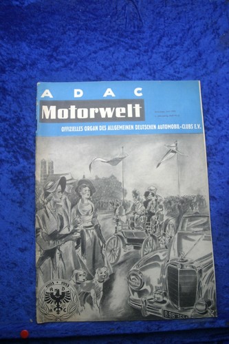 ADAC Motorwelt 6/53 (B) Opel Rekord Mars Stelle 150 FIM in Rom Mille Miglia