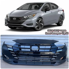For Nissan Versa 2023-2024  2025 Nissan Front Bumper Cover