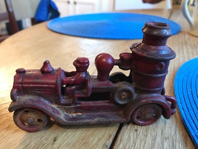 Fire Truck Cast Iron Not Complete Art Collectibles Collectibles Privius Com
