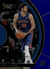 2017-18 Panini Select Jon Leuer #65 Blue Prizms Detroit Pistons 9A