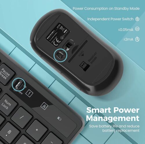 Wireless Pink Keyboard And Mouse Combo - Picture 4 of 6