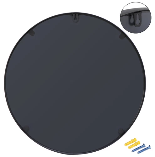 Bathroom Wall Mirror Vanity Mirror with Frame for Home Decor Round/Rectangular - Picture 5 of 40