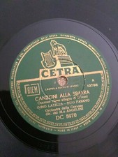 Disco 78 giri Cetra - Orchestra della Canzone di. dal M.o Angelini