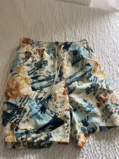 Caribbean Joe Men's Swim Trunks Size XL Floral Hawaiian Theme