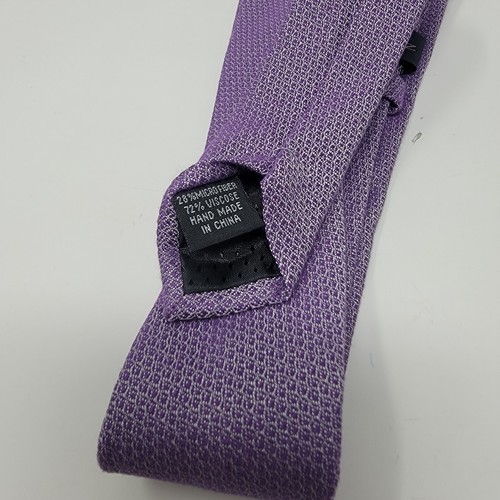 ZENIO Slim Micro-Geo Ties - Red, Slate, Violet Neckties **NEW** - Picture 14 of 14