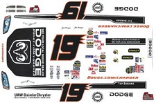 19 Jeremy Mayfield Top Banna Dodge 1/64th HO Scale Waterslide Decals