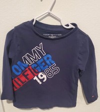 Tommy Hilfiger Boys Long Sleeve Tshirt Color Blue Size 2T