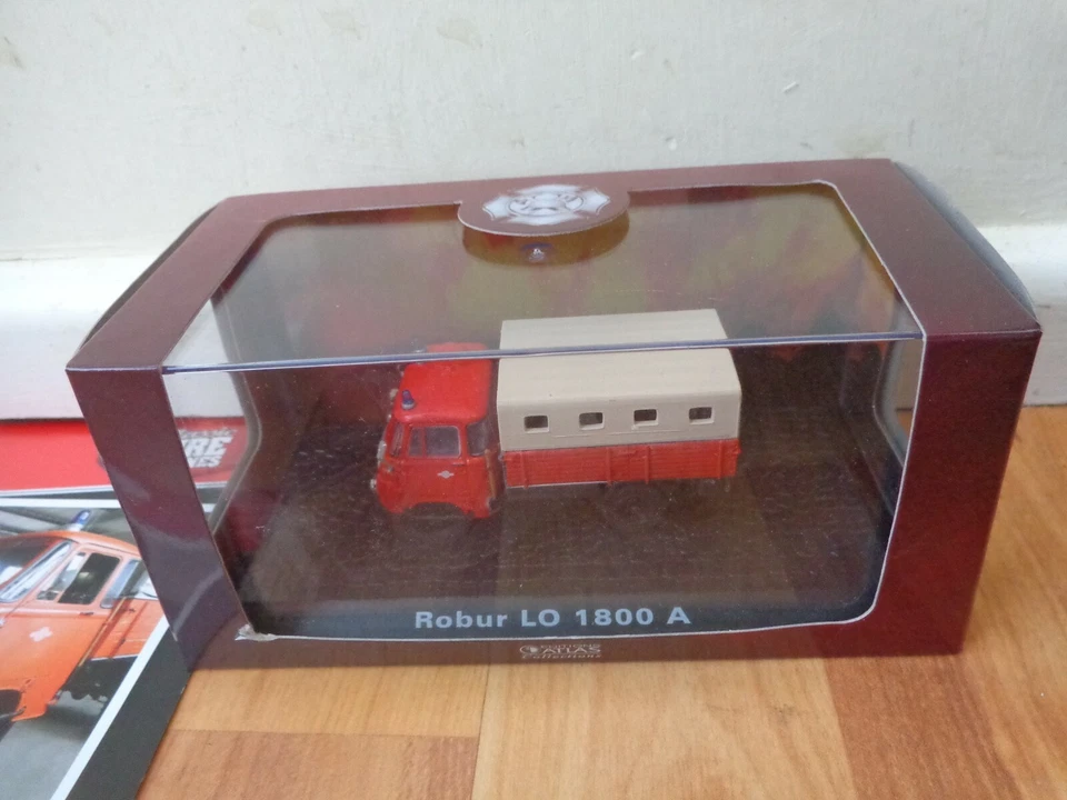 ATLAS EDITIONS 1/72 CLASSIC FIRE ENGINES - ROBUR LO 1800 A MODEL + LEAFLET - Image 2 of 2